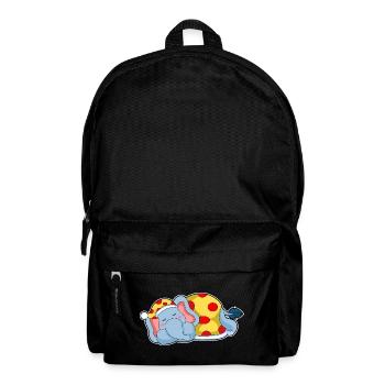 Pyjama de couchage éléphant - Sac à dos - noir - Devant