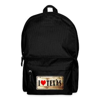 I love Texas - Backpack - black - Front