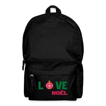 Love Noël - Sac à dos - noir - Devant