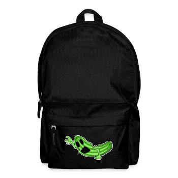 Horreur de concombre zombie - Sac à dos - noir - Devant