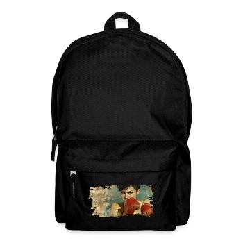 Vintage Boxing Woman - Backpack - black - Front