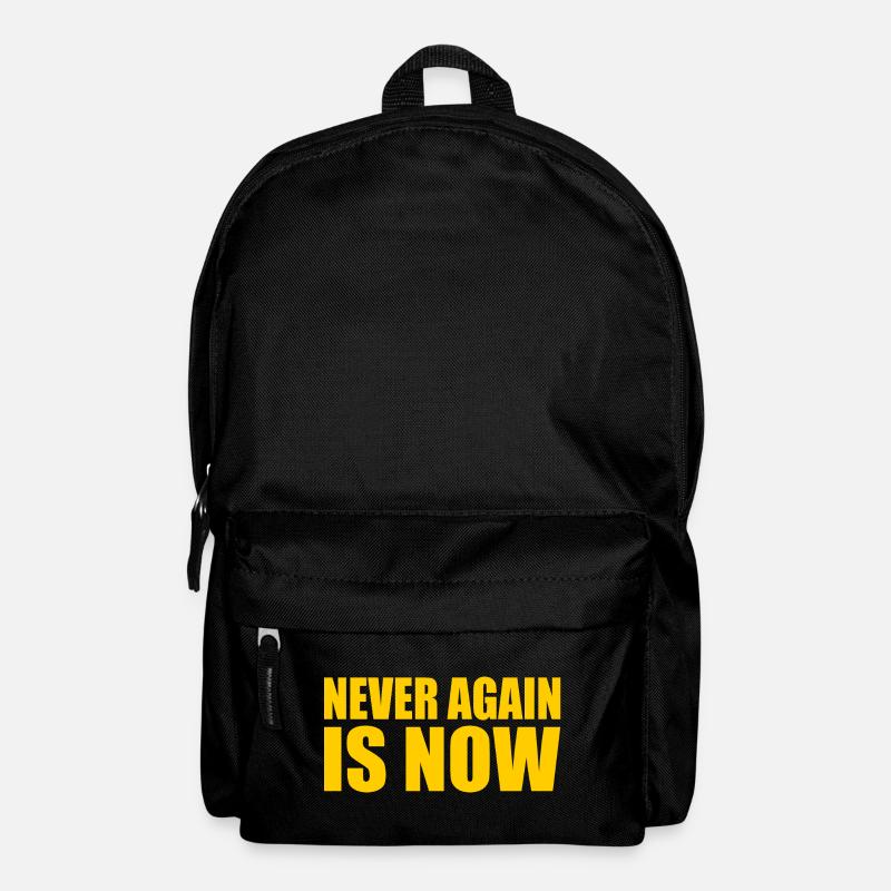 Never again is now - Rucksack - Schwarz