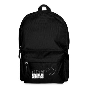 TEAM Irish Wolfhound Hunde Hund Wilsigns - Rucksack - Schwarz - Vorne
