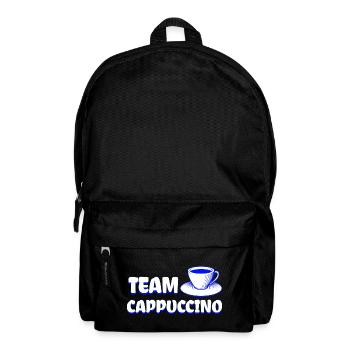 Team Cappuccino - Cool Coffee Design - Backpack - black - Front
