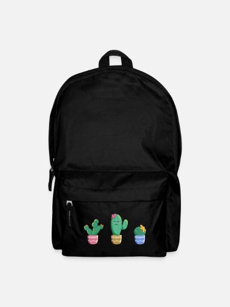 Kaktus Trio - Rucksack - Schwarz