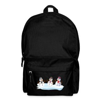 Bonhommes de neige - Snowman Christmas squad - Sac à dos - noir - Devant