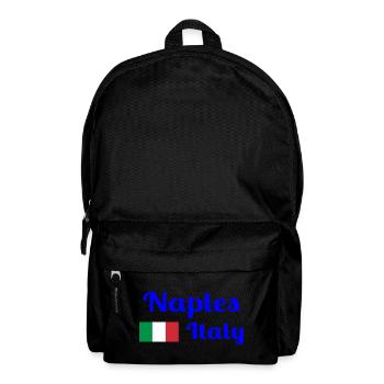 Naples Italia - Stylish prints - Backpack - black - Front