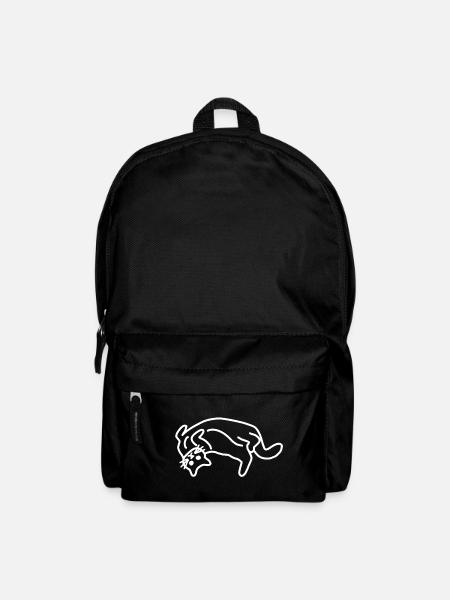 Cats Silhouette - Backpack - black