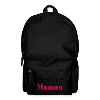 MAMA. MUTTERTAG. SCHÖNEN MUTTERTAG - Rucksack - Schwarz - Vorne