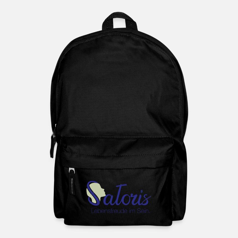 Satoris-Logo, die Marke für bewusste Menschen - Rucksack - Schwarz