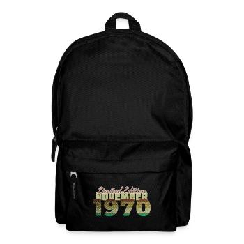 55th Birthday Limited Edition (SCR) 11/1970 - Backpack - black - Front