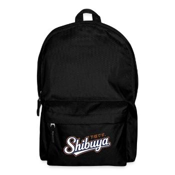 Shibuya - Vintage Japanese Logo - Backpack - black - Front