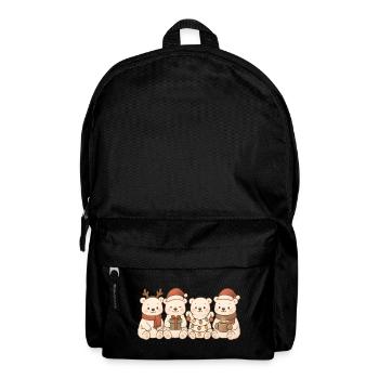 Ours polaires pour enfants, garçons et filles, Noël - Sac à dos - noir - Devant