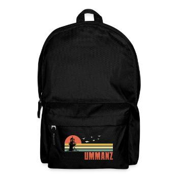 Ostsee Urlaub INSEL UMMANZ Souvenier Lustig - Rucksack - Schwarz - Vorne