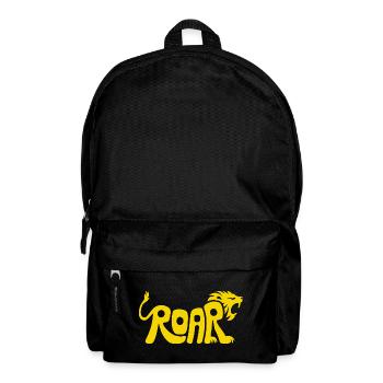 Design des lettres Lion Roar - Sac à dos - noir - Devant