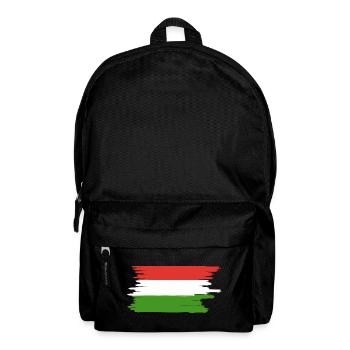 Ungarn Fahne Urlaub - Rucksack - Schwarz - Vorne