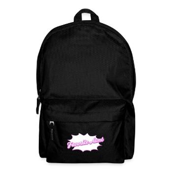 Schriftzug Favorite Aunt für die Lieblingstante - Rucksack - Schwarz - Vorne