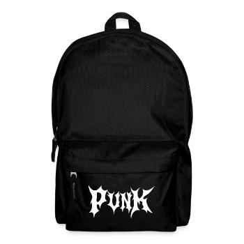 Punk-Gothic-Logo - Rucksack - Schwarz - Vorne