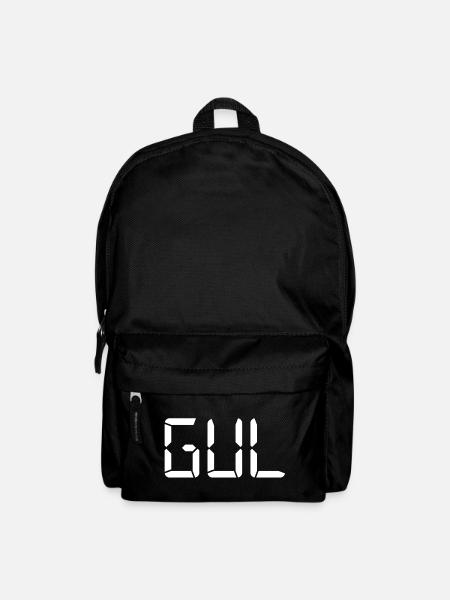 Yellow - LCD - Backpack - black