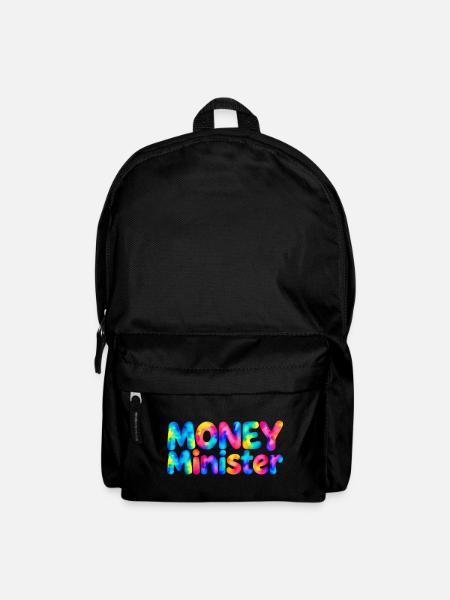 Money Minister – Große Pläne, kleines Budget - Rucksack - Schwarz