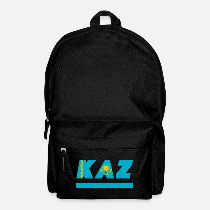 Kasachstan Flagge Fahne KAZ - Rucksack - Schwarz
