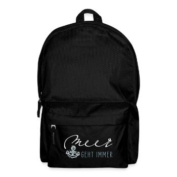 La mer marche toujours - Sac à dos - noir - Devant