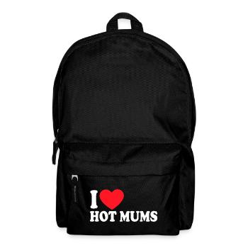 I Heart Hot Mums - Backpack - black - Front