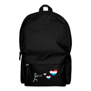 pays-bas hollande amour hollandais oranje néerlandais - Sac à dos - noir - Devant