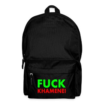 Fuck khamenei Chamenei - iran - Rucksack - Schwarz - Vorne