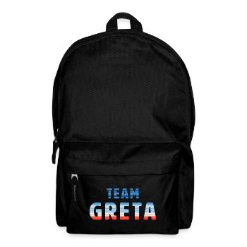 Team Greta | Warming Stripes - Rucksack - Schwarz - Vorne