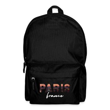 Paris Nights Skyline - Backpack - black - Front