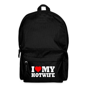 I love my hotwife - Rucksack - Schwarz - Vorne