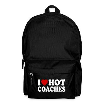 I love hot coaches - Backpack - black - Front