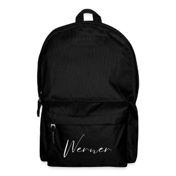 Werner Name T-Shirt Geschenk Für Männer - Rucksack - Schwarz - Vorne