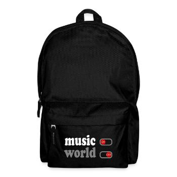 Échappez au Monde avec Style ''Music On, World Off - Sac à dos - noir - Devant