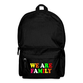 We are family - Sac à dos - noir - Devant