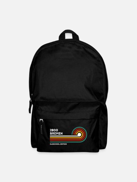 Bremen Retro 2800 Alte Postleitzahl Vintage Bremer - Rucksack - Schwarz