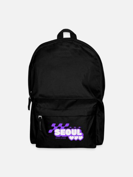 Seoul Racing Violet Rétro - Sac à dos - noir