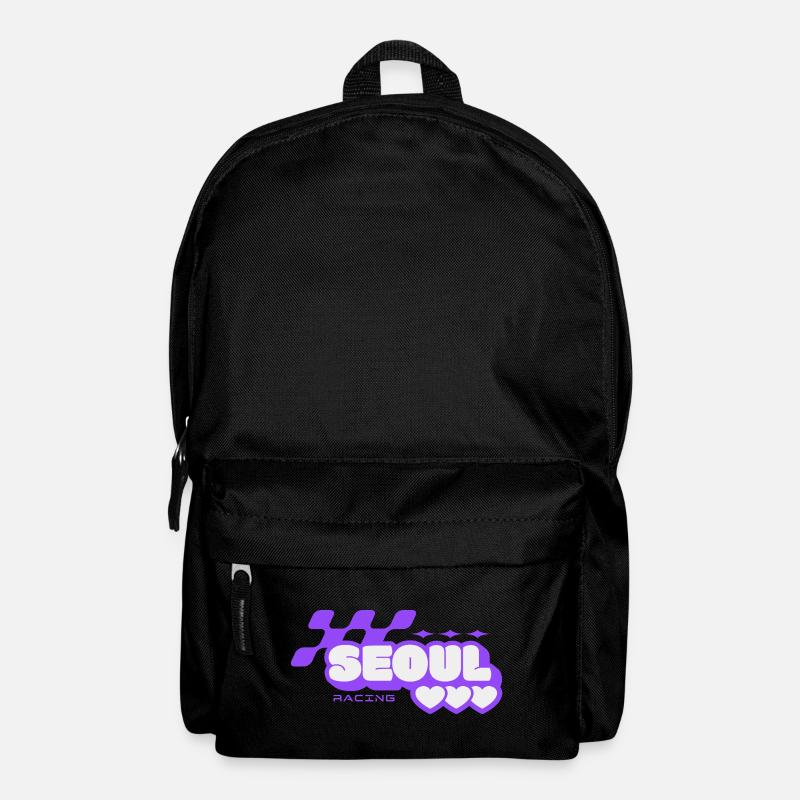 Seoul Racing Violet Rétro - Sac à dos - noir