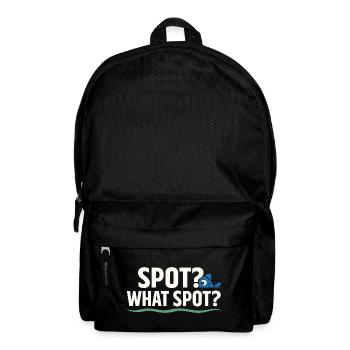 Secret fishing spot – don't ask - Backpack - black - Front