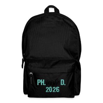 Doctor 2026 Degree Philistine Dissertation PhD - Backpack - black - Front