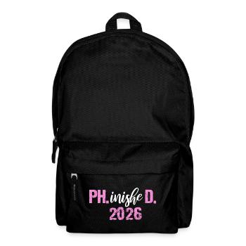 Doctor 2026 Degree Philistine Dissertation PhD - Backpack - black - Front