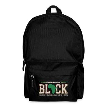 Fierté Afro Black History Month Vintage - Sac à dos - noir - Devant
