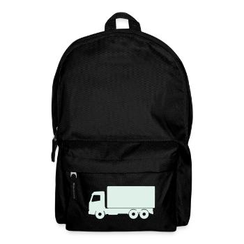 Silhouette du camion Mint - Sac à dos - noir - Devant