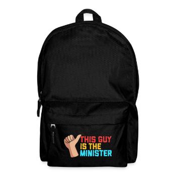 Pfarrer - Rucksack - Schwarz - Vorne