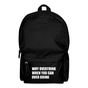 Trinkspruch Party Outfit  - Rucksack - Schwarz - Vorne