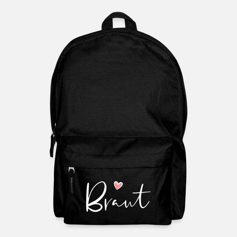 Braut Herz Junggesellinnenabschied Geschenk - Rucksack - Schwarz