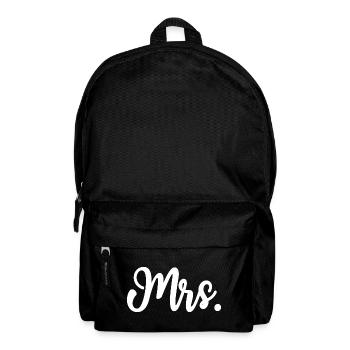 Mrs. Kalligrafie Frauen - Rucksack - Schwarz - Vorne