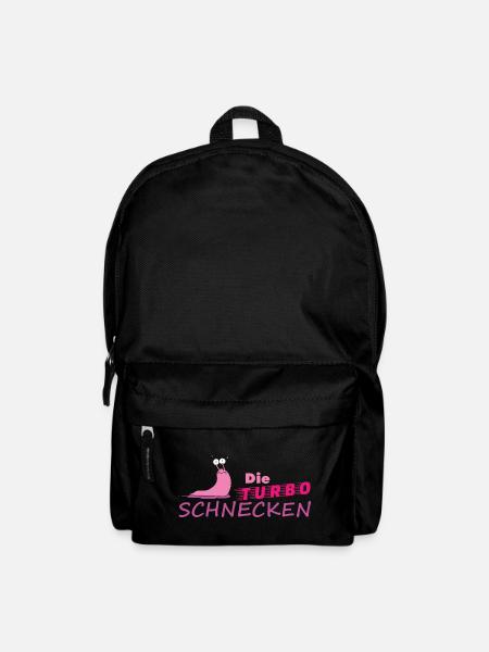 Muddy run shirt mud Matsch Laufshirt Team Schnecke - Rucksack - Schwarz