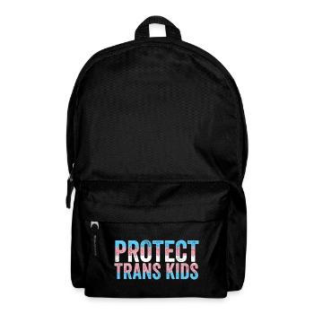 Pride Month LGBT - Protect Trans Kids - Backpack - black - Front